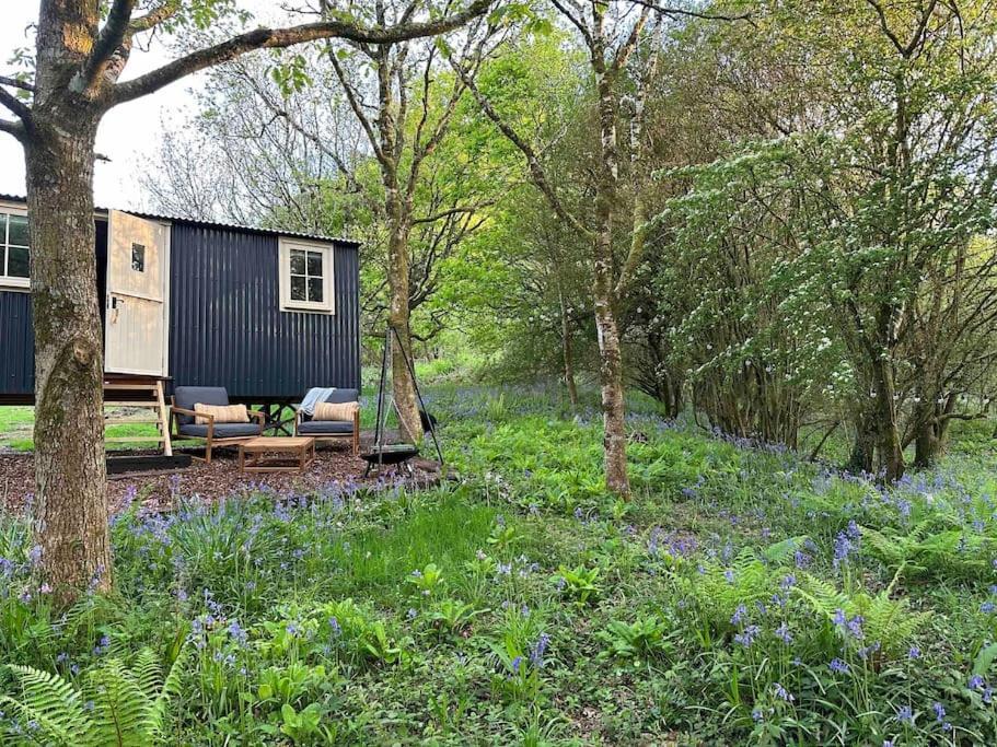 Cornwall Woodland Shepherd'S Hut - Dennis Hut Bodmin Exterior foto